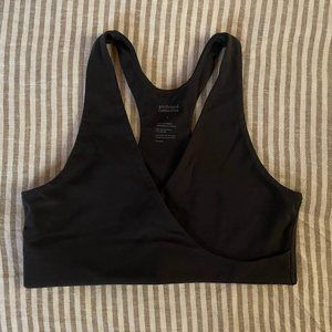 Girlfriend Collective Black May Crossover Bra